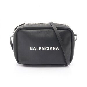 Balenciaga Shoulder Bag Everyday S Black Leather